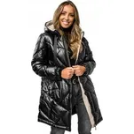 ZIMNÍ BUNDA DLOUHÁ ČERNÁ 5M3189 DENLEY_XL