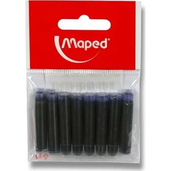 Náplň do psacích potřeb Inkoustové bombičky Maped modré, 8 ks