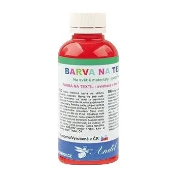 Speciální výtvarná barva Barva na textil, na světlé materiály 50g 3. ČERVENÁ