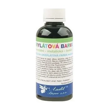 Vodová barva Univerzální akrylová barva lesklá, základní odstín 50 g - 12. ČERNÁ