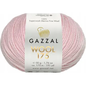 Příze Vlna GAZZAL WOOL 175 50 g/175 m 100% merino 329