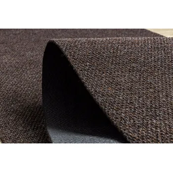 Rohožka Protiskluzová rohožka VIGOR tmavě hnědá UNIVERZÁLNÍ GUMA MŘÍŽKA 200x400 cm