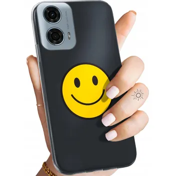 Pouzdro na mobilní telefon Zadní Kryt Hello Case pro MOTOROLA MOTO G24 / MOTO G04 žlutý