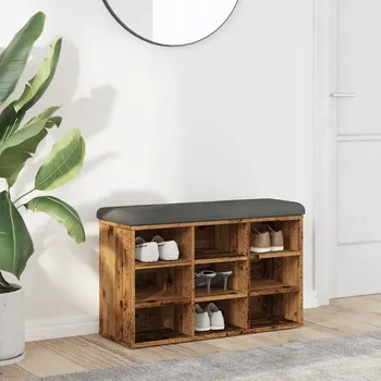 Botník Botník VidaXL 20 x 2 x 20 cm bílá, buk, dub