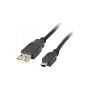 Datový kabel USB kabel - USB mini Lanberg 0,3 m černý