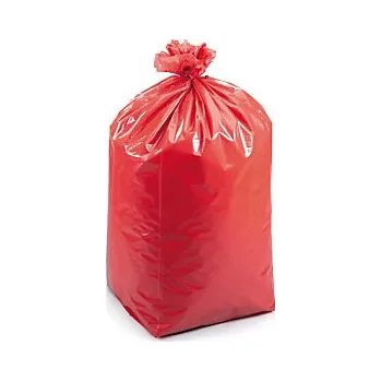 Pytle na odpadky Červené pytle na medicínský odpad, kontaminované, 60 l, 50 ks