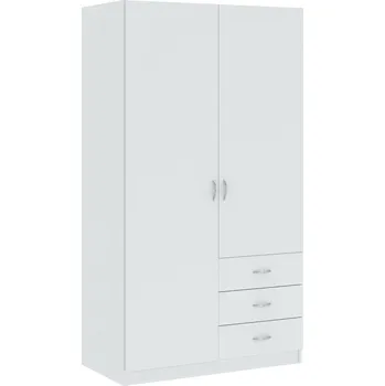 Šatní skříň GAYA šatní skříň 2D3S, bílá