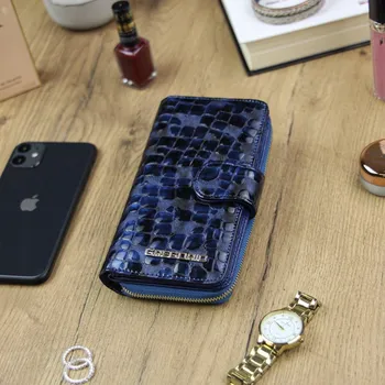 Peněženka Gregorio peněženka z pravé kůže modrá Gregorio FS-116 - dámská