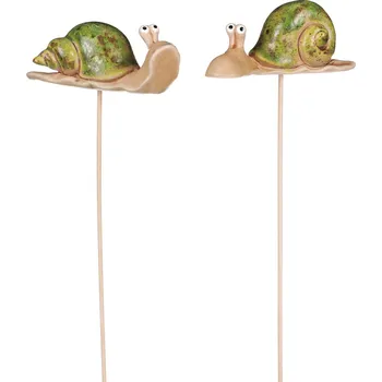 Šnek keramický - zápich, mix 2 druhů, cena za 1 ks - KEK9508