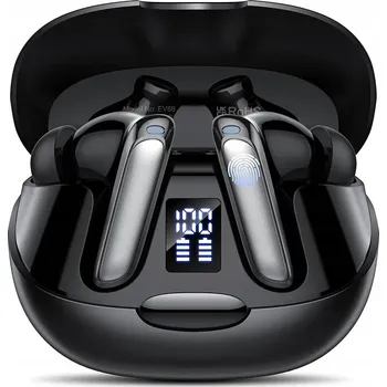 Puqo EV68 Sluchátka s AI překladačem Bluetooth 5.3 164 jazyků růžové zlato