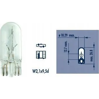 Povinná bezpečnostní výbava Žárovka Narva 64150 W2,2W 1,12 W 1 ks