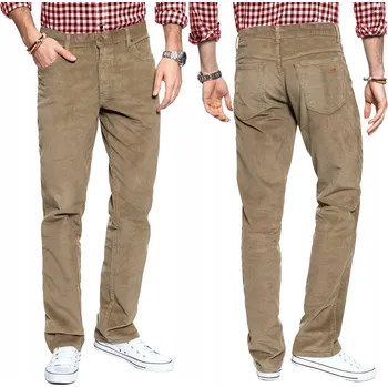 Pánské kalhoty Pánské bavlněné manšestrové kalhoty 610/53C W43 L32