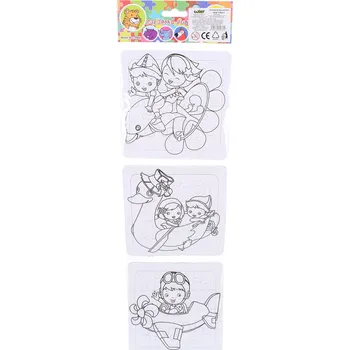 Puzzle Omalovánkové puzzle – sada k vybarvení