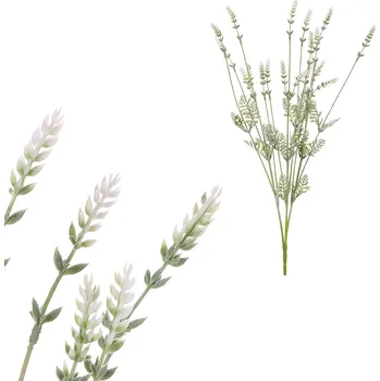 umělá květina Autronic Levandule, barva bílá SG7303 WT