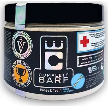 COMPLETE BARF Kosti a zuby pro střední a velká plemena 540g