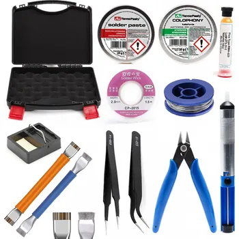 SADA NÁŘADÍ PRO PÁJENÍ 13V1, PÁJEČKA 13W, PŘÍSLUŠENSTVÍ TECHREBAL