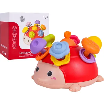 Multifunkční smyslový ježek – edukativní hračka pro batolata