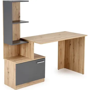 Psací stůl Psací stůl Miso - Halmar Světlý dub 144x142 cm