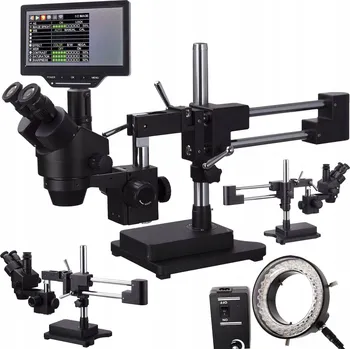 STEREO MIKROSKOP OPTICKÝ TECHREBAL 10HW KAMERA 16MP OSVĚTLENÍ 56X
