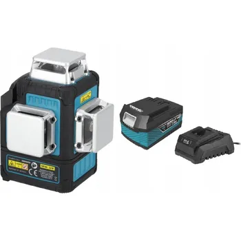 Měřící laser DEDRA Multilaser 3D SADA AKUMULÁTOR 4AH SAS+ALL DED6910 zelený laser