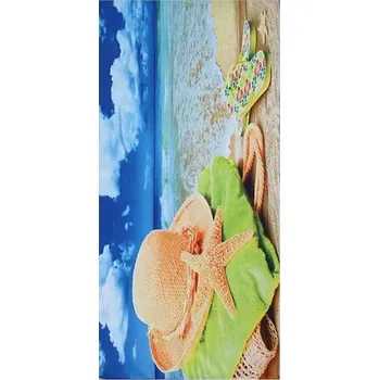 Rychleschnoucí plážová osuška 90x180cm - Klobouk