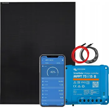 solární panel Solární panel EkoWolt 200 W monokrystalický s regulátorem MPPT