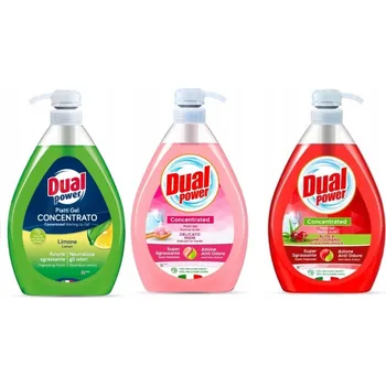 Mycí prostředek Gel na nádobí Piatti Aloe&Melograno Delicato Limone 1l Dual Power