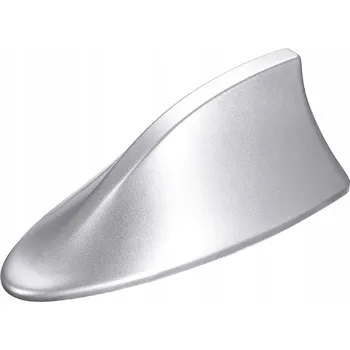 Autoanténa FM rádiová anténa automobilová PLOUTEV SHARK stříbrná