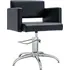 Kadeřnické křeslo Kosmetická židle umělá kůže 337181 černá