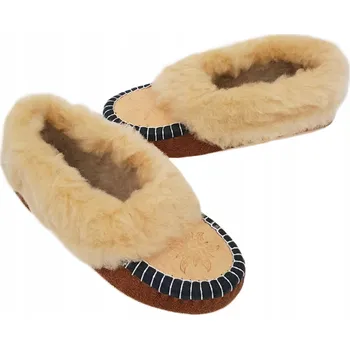 Dámská obuv Horalské pantofle Pantofle Domácí kůže Kožíšek *36