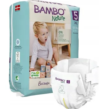 Plena Dětské Plenky Bambo Nature 5 pro děti (12-18 kg, 22 ks )
