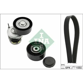 Auto-moto Sada žebrovaných klínových řemenů Schaeffler INA 529 0586 10