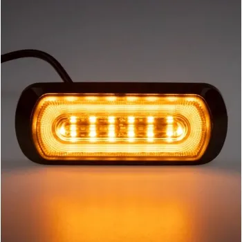 Přídavný světlomet Poziční a výstražné LED světlo vnější, oranžové, 12-24V, ECE R65