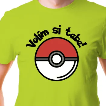 Pánské oblečení Tričko Pro rodinu | Tričko Pokémon Volím si tebe