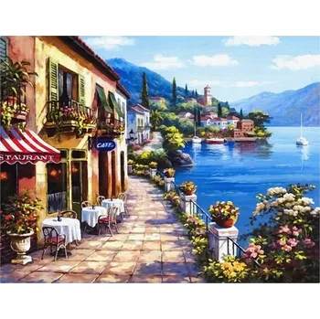 Obraz MALOVÁNÍ PODLE ČÍSEL 40x50 cm S RÁMEM 350g/m2 OBRAZ K VYMALOVÁNÍ Z FOTKY