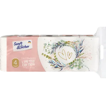 Toaletní papíry Sanft&Sicher toaletní papír 4vrstvý, 10x180t