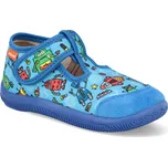 Dětské přezůvky Milami - roboti modré Velikost: 29