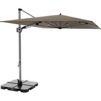 Slunečník KNIRPS Hyperion 330 x 240 cm Prestige - luxusní výkyvný zahradní slunečník s boční tyčí