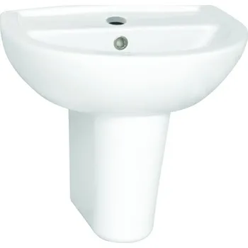 Umyvadlo CONCEPT 100 umyvadlo 50 cm, s otvorem pro baterii a přepadem, alpská bílá