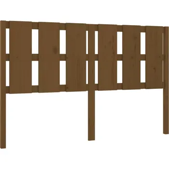 Čelo postele, medově hnědá, 155,5x4x100 cm, dřevo