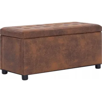 Taburet Lavice s úložným prostorem VidaXL 87,5 x 40 x 36 cm hnědá