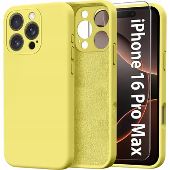 Pouzdro na mobilní telefon Zadní Kryt KrainaGSM pro Apple iPhone 16 Pro Max žlutý