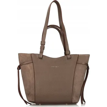 Kabelka Toscanio kabelka z pravé kůže béžová