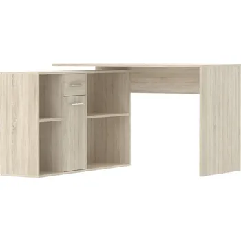 Psací stůl CARROL rohový psací stůl, dub Sonoma