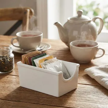 Dóza na potraviny LA PORCELLANA BIANCA Menage 11 x 5 cm - krabička na čajové sáčky / čajovník
