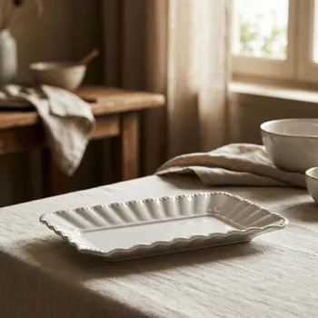 LA PORCELLANA BIANCA Ducale 20 x 13 cm - porcelánový polomiska