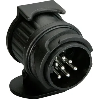 Přívěs k motorovému vozidlu IWH 010210 adaptér pro zapojení přívěsu [13 pólová zásuvka - 7 pólová zástrčka] plast