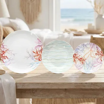 Talíř TOGNANA Pacifico 18 ks. - sada porcelánových talířů pro 6 osob