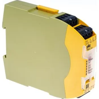 Relé e Bezpečnostní relé 4 konfigurovatel. 3 3 bezpečnostní kontakty 1 pomocné kontakty 2 kanály 48 → 240 V ac/dc