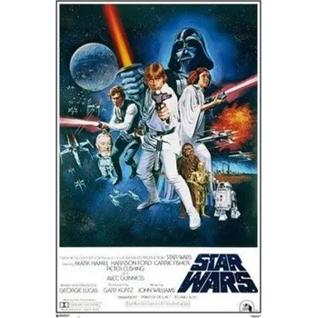 Plakát Plakát Star Wars|Hvězdné války: La Guerra De Las Galaxias (61 x 91,5 cm) 150g